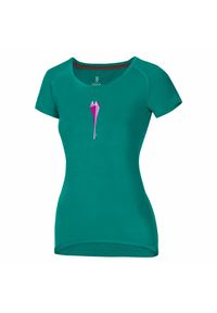 OCUN - Koszulka damska Ocun Raglan. Kolor: niebieski. Długość rękawa: raglanowy rękaw. Sport: wspinaczka #1