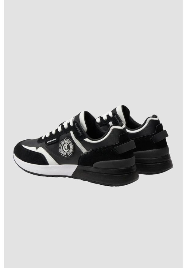Just Cavalli - JUST CAVALLI Czarne buty Fondo Action Basic. Kolor: czarny