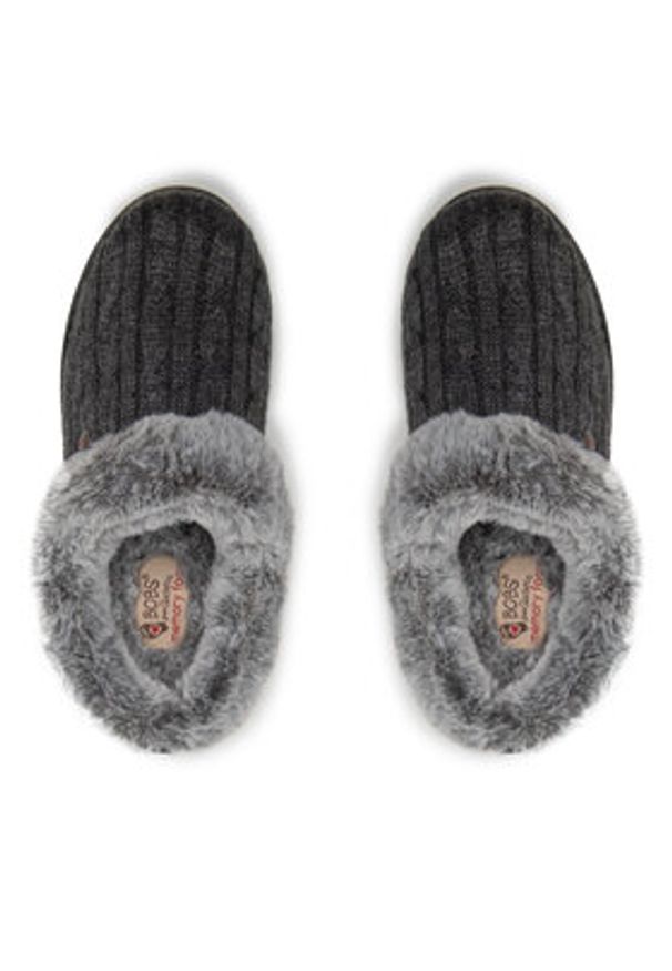skechers - Skechers Kapcie Ice Angel 31204/CCL Szary. Kolor: szary. Materiał: materiał