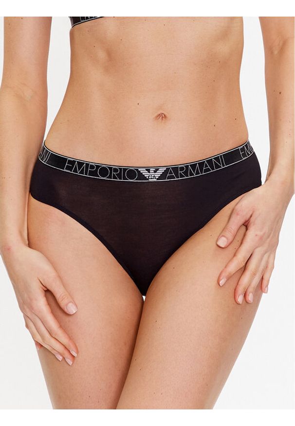 Emporio Armani Underwear Figi brazylijskie 162525 3R221 00020 Czarny. Kolor: czarny. Materiał: wiskoza