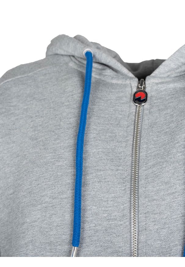 Invicta Bluza "Zip-Hoodie" | 4454252/U | Mężczyzna | Szary Melanż. Okazja: na co dzień. Typ kołnierza: kaptur. Kolor: szary. Materiał: bawełna. Wzór: melanż. Styl: casual