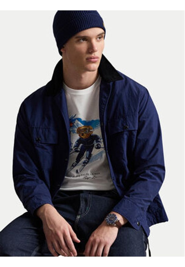 Polo Ralph Lauren T-Shirt 710P07343001 Biały Regular Fit. Typ kołnierza: polo. Kolor: biały. Materiał: bawełna