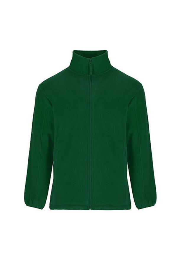 ROLY - Męska Bluza Polarowa. Kolor: zielony. Materiał: polar. Sezon: zima. Styl: sportowy
