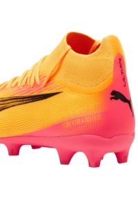 Buty piłkarskie Puma Ultra Pro FG/AG 107769 03 pomarańczowe. Kolor: pomarańczowy. Materiał: syntetyk. Szerokość cholewki: normalna. Sport: piłka nożna #6