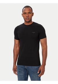 Guess T-Shirt M6YI24 K3728 Czarny Extra Slim Fit. Kolor: czarny. Materiał: bawełna #1