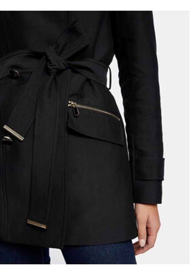 Morgan Trencz 241-GLADIA Czarny Regular Fit. Kolor: czarny. Materiał: bawełna