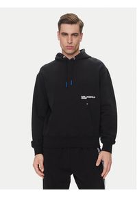 Karl Lagerfeld Jeans Bluza A2M20030 Czarny Relaxed Fit. Kolor: czarny. Materiał: bawełna #3