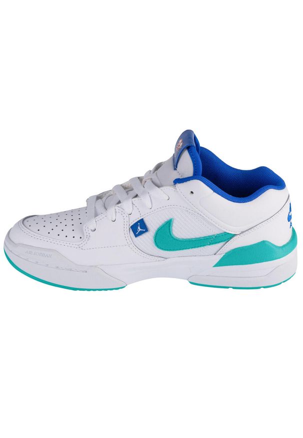 Buty sportowe Sneakersy chłopięce, Jordan Stadium 90 SE GS. Kolor: biały. Materiał: guma, skóra, syntetyk, materiał, tkanina. Sport: turystyka piesza