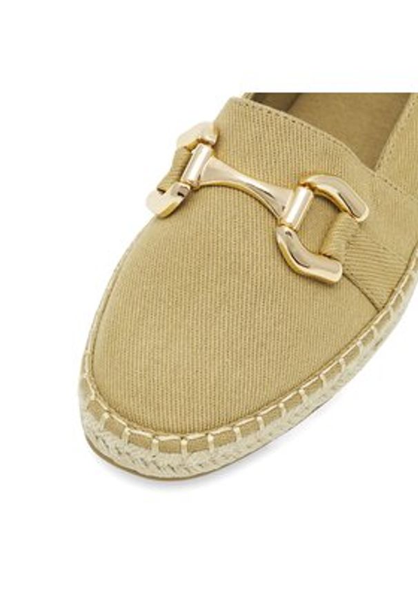 DeeZee Espadryle WSS21182-01 Beżowy. Kolor: beżowy. Materiał: materiał