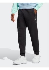 Adidas - Spodnie dresowe adidas. Kolor: czarny. Materiał: bawełna, dresówka #1