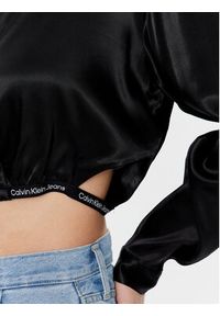 Calvin Klein Jeans Bluzka J20J220327 Czarny Regular Fit. Kolor: czarny. Materiał: wiskoza #3