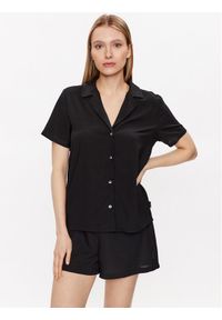 Calvin Klein Underwear Piżama 000QS6967E Czarny Regular Fit. Kolor: czarny. Materiał: wiskoza #1