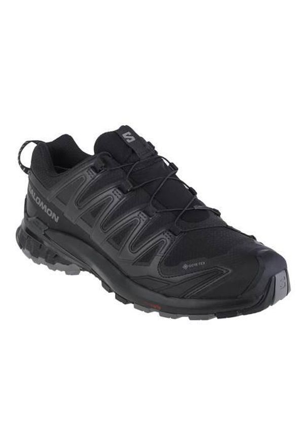 salomon - Buty do biegania męskie Salomon Xa Pro 3d V9 Wide Gtx. Zapięcie: sznurówki. Kolor: czarny. Materiał: tkanina. Szerokość cholewki: normalna. Sport: bieganie