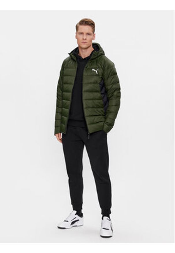 Puma Kurtka puchowa PackLITE 849355 Zielony Slim Fit. Kolor: zielony. Materiał: puch, syntetyk