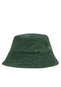 Lacoste Kapelusz RK0321 Zielony. Kolor: zielony. Materiał: materiał, bawełna