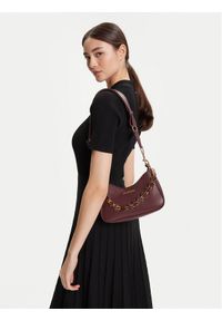 Love Moschino - LOVE MOSCHINO Torebka JC4070PP1NL1355A Bordowy. Kolor: czerwony. Materiał: skórzane #1