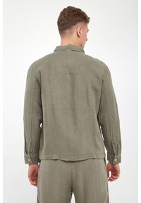 Aeronautica Militare - Koszula męska lniana AERONAUTICA MILITARE. Materiał: len #4