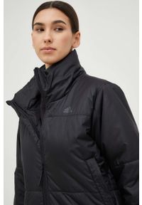 adidas Performance kurtka damska kolor czarny przejściowa. Kolor: czarny. Materiał: materiał #4