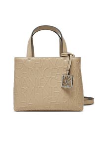 Armani Exchange Torebka 942647 CC793 U1092 Beżowy. Kolor: beżowy. Materiał: skórzane