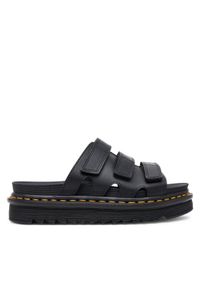 Dr. Martens Klapki Raine DM40522001 Czarny. Kolor: czarny. Materiał: skóra