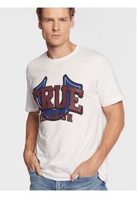 True Religion T-Shirt 106316 Biały Regular Fit. Kolor: biały. Materiał: bawełna