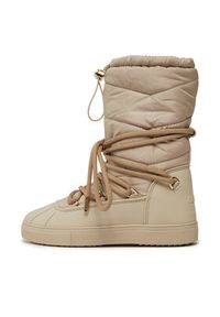 Inuikii Śniegowce Technical High 75205-105 Beżowy. Kolor: beżowy. Materiał: materiał #6