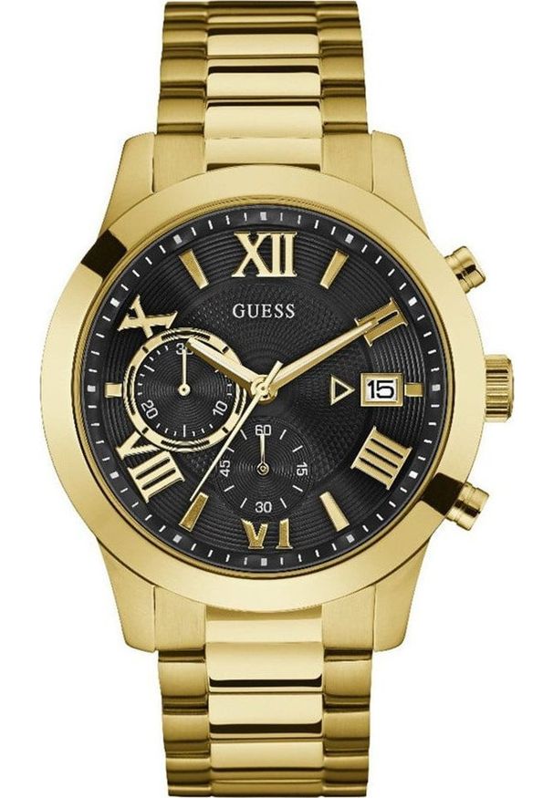 Zegarek Guess Zegarek męski Guess W0668G8 złoty. Kolor: złoty