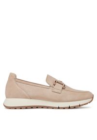 Loafersy Gabor. Kolor: beżowy