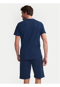 Petrol Industries T-Shirt M-1050-TSR127 Granatowy Regular Fit. Kolor: niebieski. Materiał: bawełna