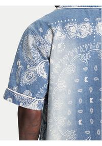 Karl Kani Koszula Paisley Denim Baseball PD00005371 Niebieski Regular Fit. Kolor: niebieski. Materiał: bawełna. Wzór: paisley #3
