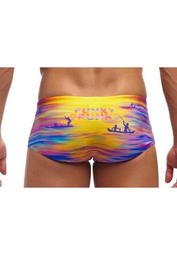 FUNKY TRUNKS - Trunki męskie Funky Trunks Darkinjung Sunset - sidewinder. Kolor: wielokolorowy