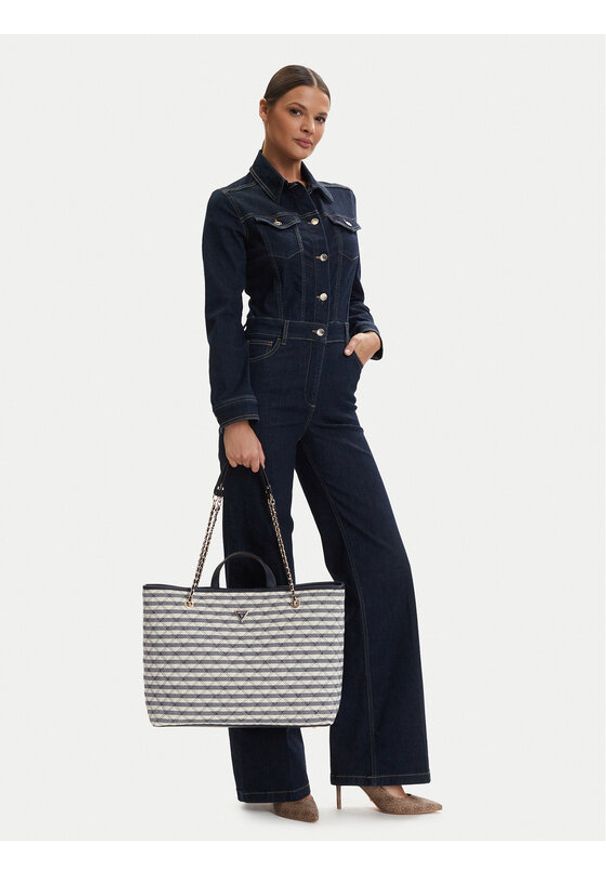 Guess Torebka Giully II HWAG96 73290 Granatowy. Kolor: niebieski