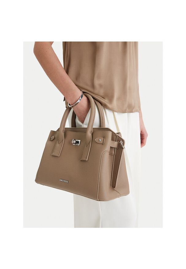 Gino Rossi - Torebka GINO ROSSI. Kolor: beżowy