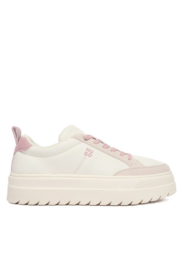 Hugo - Sneakersy HUGO. Kolor: biały