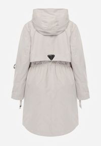 Renee - Beżowa Przejściowa Kurtka Parka z Rękawami z Możliwością Podpięcia Tinarae. Okazja: na spacer. Kolor: beżowy #6