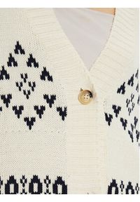 Weekend Max Mara Kardigan Acacia 2425346031 Beżowy Oversize. Kolor: beżowy. Materiał: syntetyk, bawełna