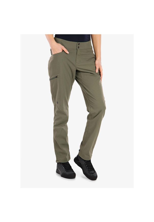 Spodnie damskie Black Diamond Technician Alpine Pants. Kolor: zielony