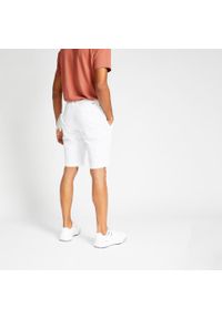 INESIS - Spodenki do golfa chino męskie Inesis MW500. Kolor: biały. Materiał: materiał, elastan, poliester, bawełna. Sport: golf