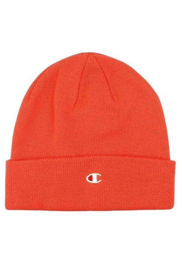 Czapka Champion Beanie Cap 806065. Kolor: pomarańczowy. Sezon: zima, jesień. Styl: sportowy