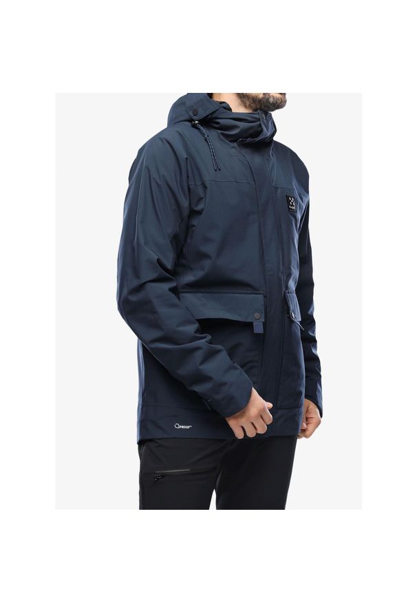 Haglöfs - Kurtka ocieplana męska Haglofs Orsa Jacket. Kolor: niebieski. Sport: turystyka piesza