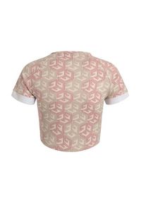 Guess T-Shirt V3GP08 KBP41 Różowy Regular Fit. Kolor: różowy. Materiał: bawełna #3