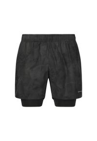 ENDURANCE - Szorty 2 w 1 Endurance Koy. Kolor: szary, czarny, brązowy, wielokolorowy. Długość: krótkie. Sezon: lato #1