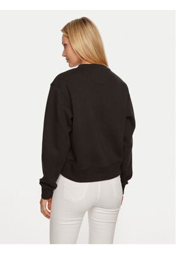 Guess Bluza W4YQ25 KB681 Czarny Regular Fit. Kolor: czarny. Materiał: bawełna, syntetyk