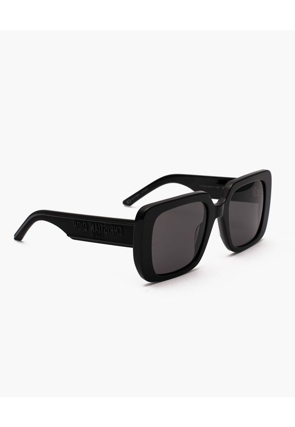 Akcesoria Okulary przeciwsłoneczne Kwadratowe okulary przeciwsłoneczne Dior Kwadratowe okulary przeciws\u0142oneczne br\u0105zowy-czarny W stylu casual 