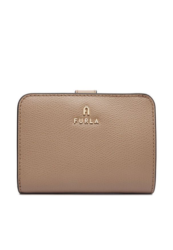 Furla Mały Portfel Damski Camelia S WP00315 ARE000 CN 1257S 1007 Beżowy. Kolor: beżowy. Materiał: skóra