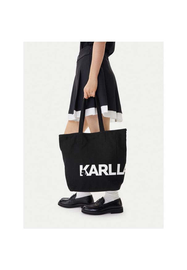Karl Lagerfeld - Torebka KARL LAGERFELD. Kolor: czarny