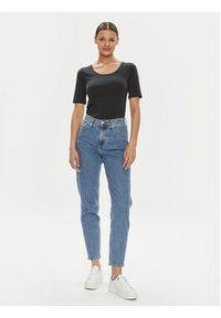 GANT - Gant T-Shirt 4203491 Czarny Slim Fit. Kolor: czarny. Materiał: bawełna #4