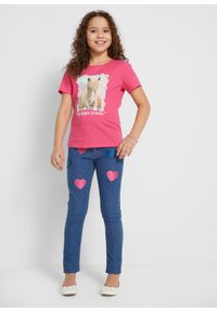 bonprix - T-shirt z czystej bawełny organicznej (2 szt.). Kolor: zielony. Materiał: bawełna. Długość rękawa: krótki rękaw. Długość: krótkie. Wzór: nadruk #3