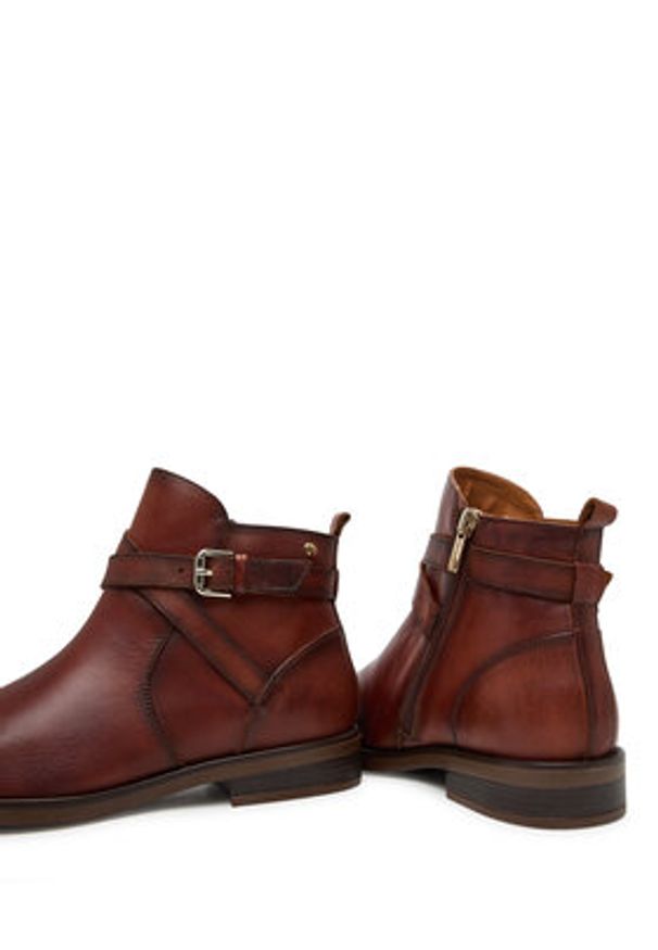 Pikolinos Botki W3C-8869 Brązowy. Kolor: brązowy. Materiał: skóra