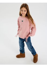 Sinsay - Jeansy jogger - niebieski. Kolor: niebieski